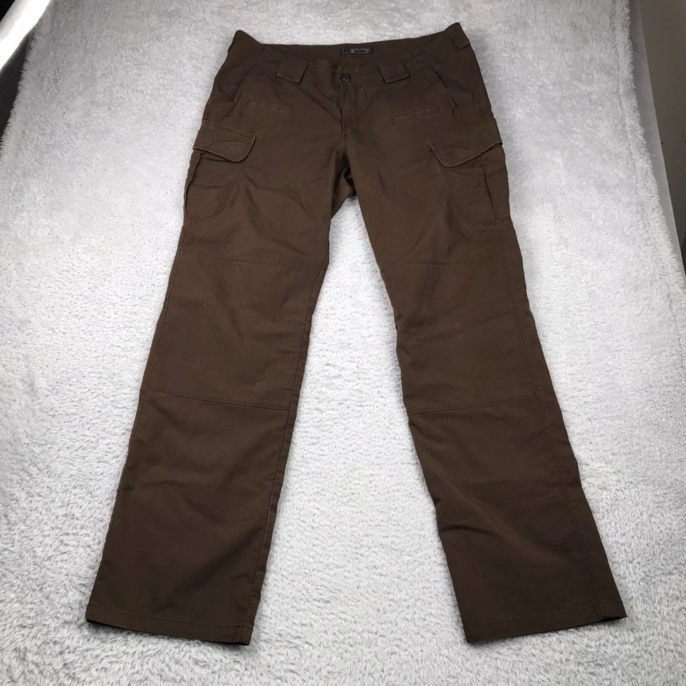 5.11 Tactical Stryke Pants Womens 16 Long (38x33.5) Brown Ripstop Utility Work
